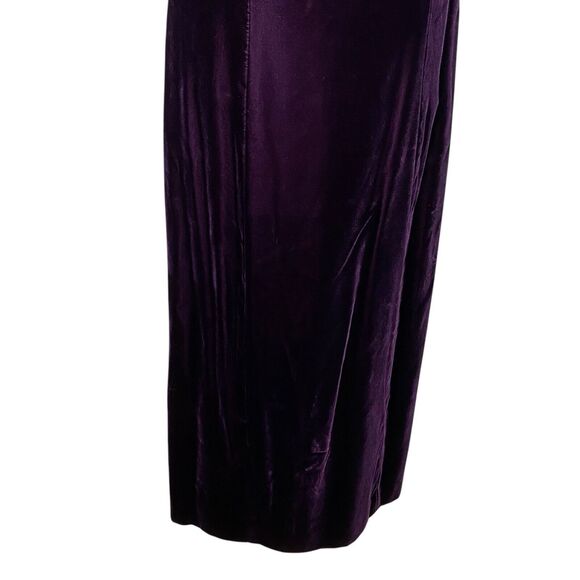 Vtg 80s Patty O’Neil Velvet Dress Womens 6 Purple Whimsigoth Witchy USA Made - Picture 6 of 16